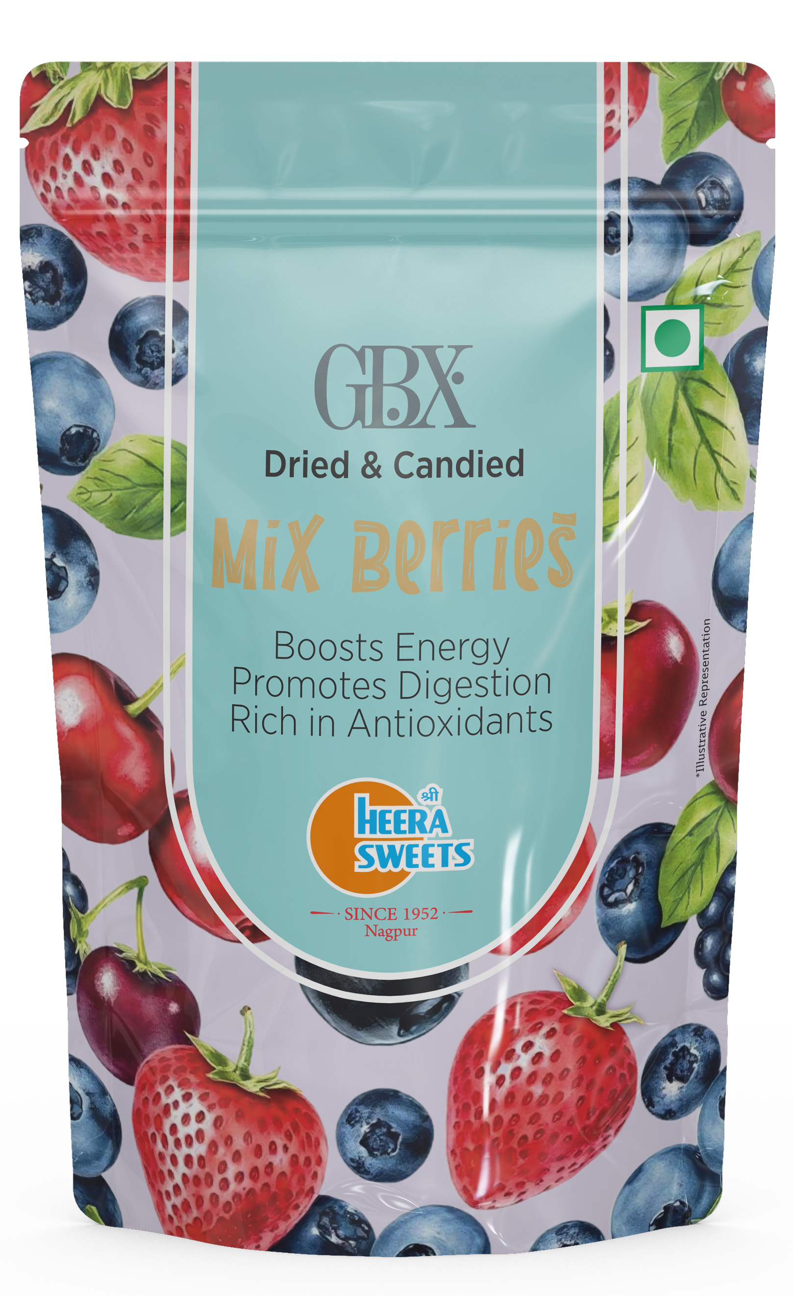 Dried & Candied Mix Berries 100gm