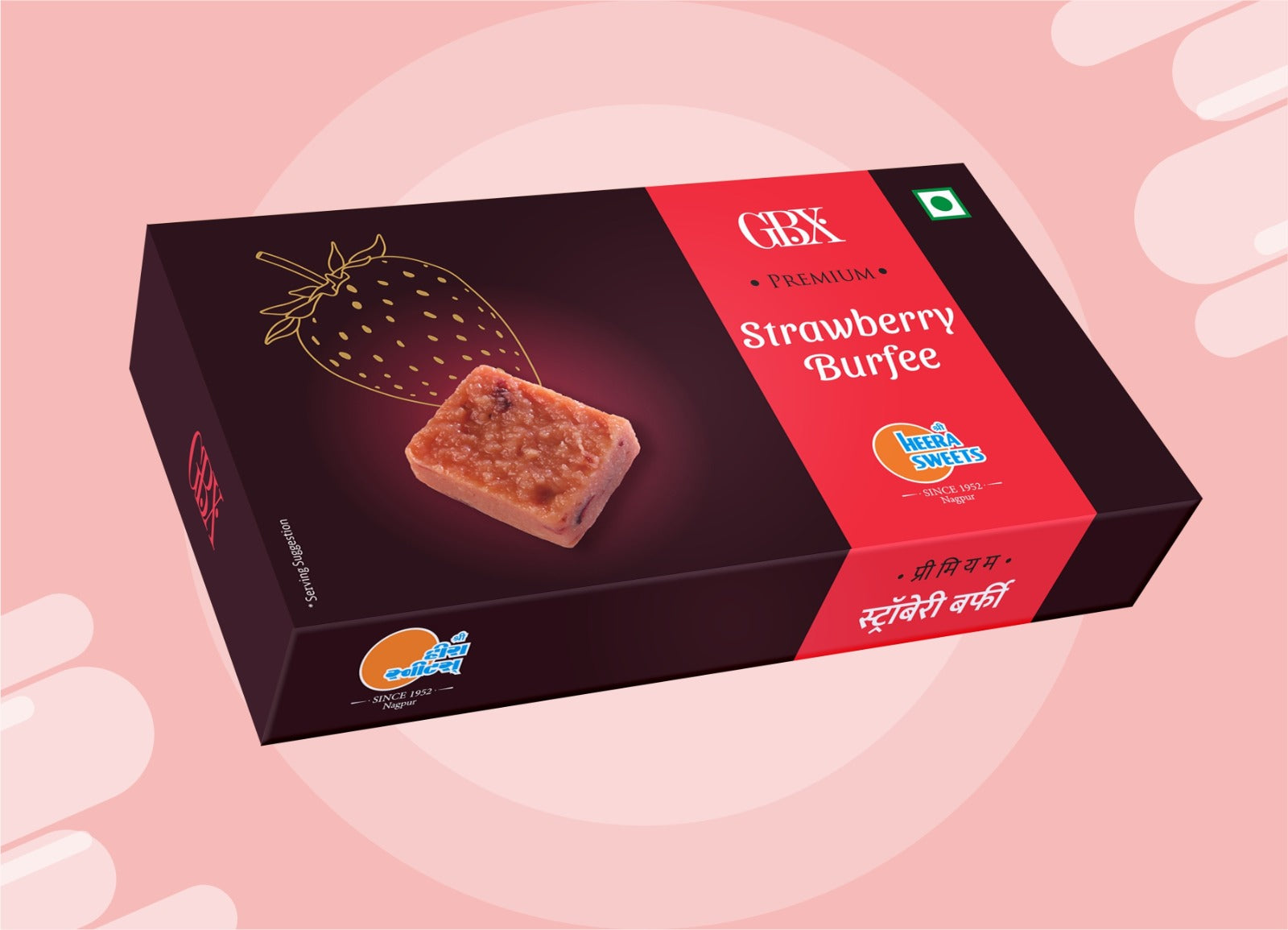 Premium Strawberry Burfee 250gm