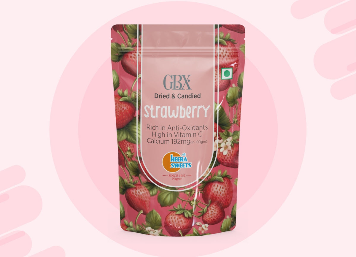 Dried Candied Strawberry 100gm