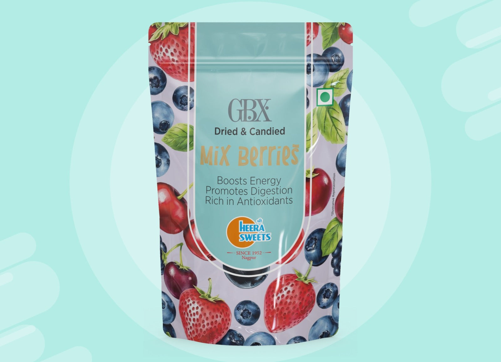 Dried & Candied Mix Berries 100gm